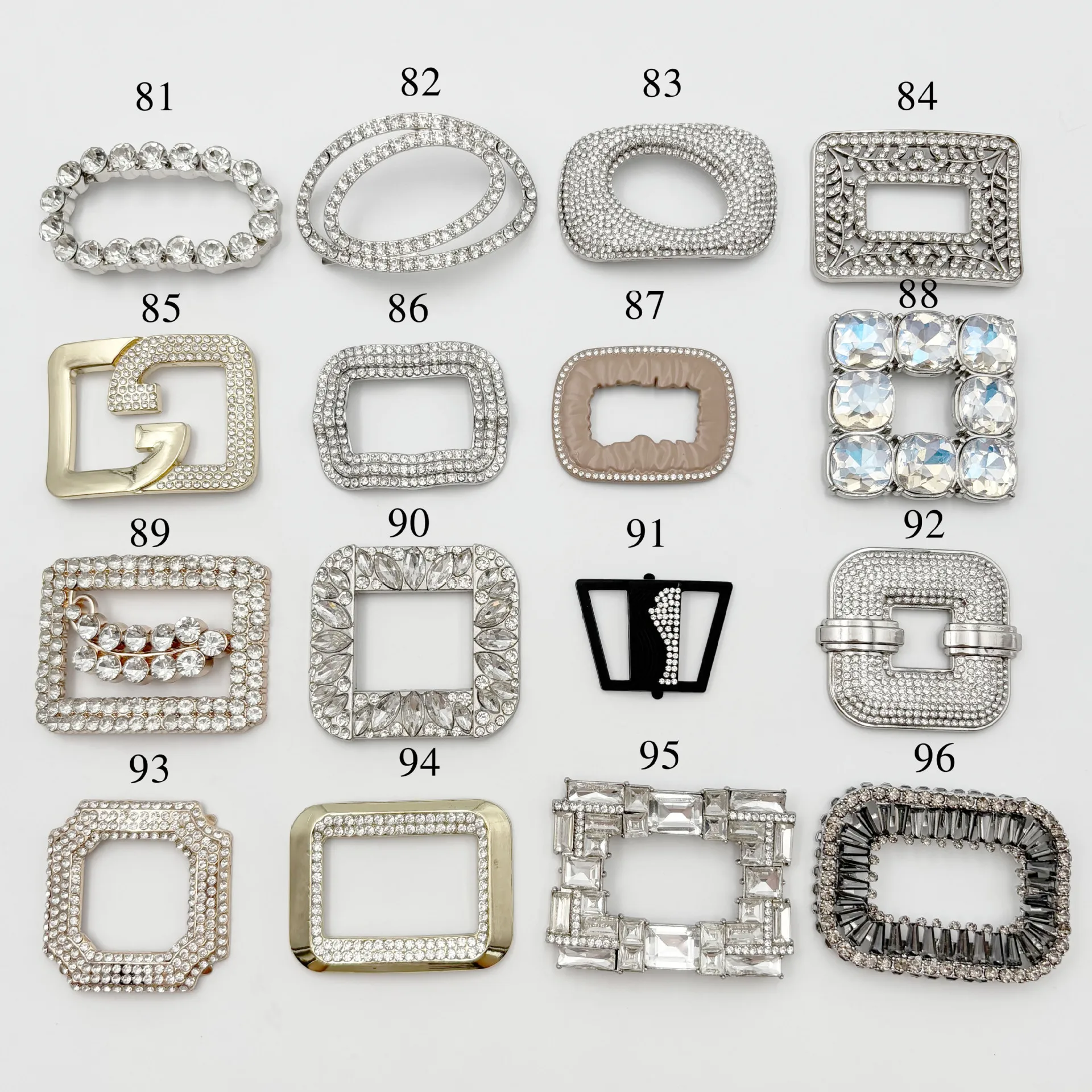

【20 pairs】charms for high heel wholesale shoes clips heel decoration bridal shoes accessories shoes buckle pin y2k