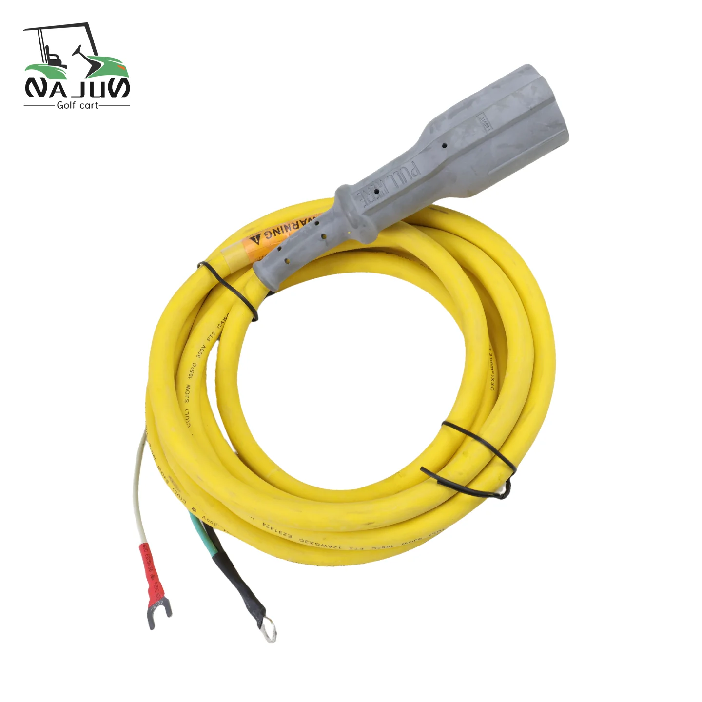 ClubCar 3.3m Charging Plug Cable 48V DC for Clubcar 2007-UP Black & 2014-UP 2014-UP Yellow OEM#105070101 1050701-01 101828901