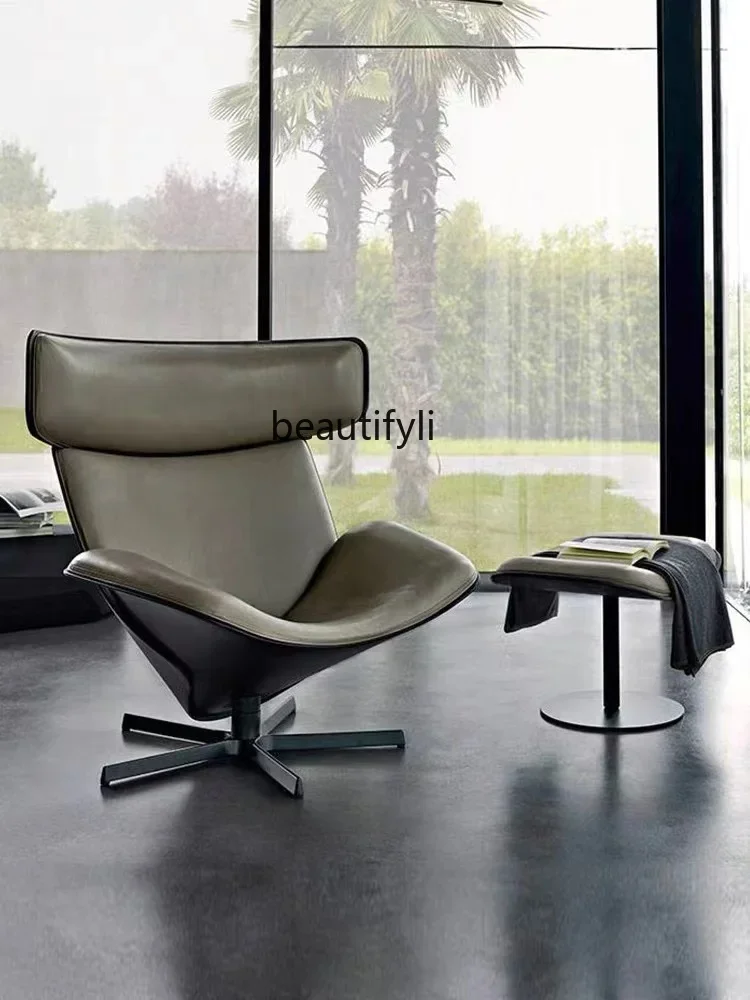 

smt14 Designer Model Single Zongzi Rotating High Back Lounge Chair FRP Shaped Living Room Balcony Reception Couch