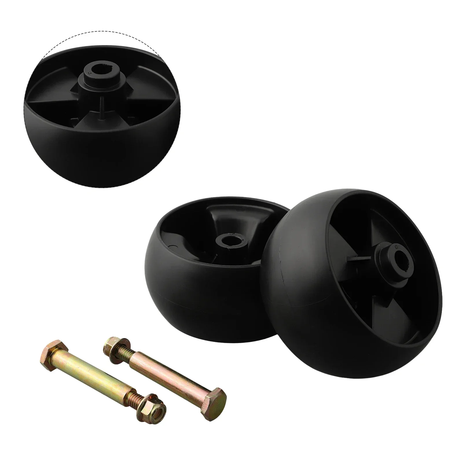 Imagem -05 - Rodas de Deck Polegadas Rodas de Deck e Parafusos de Eixo para Hustler para Hustler para Toro Passeio em Cortadores Máquina de Jardim Peças