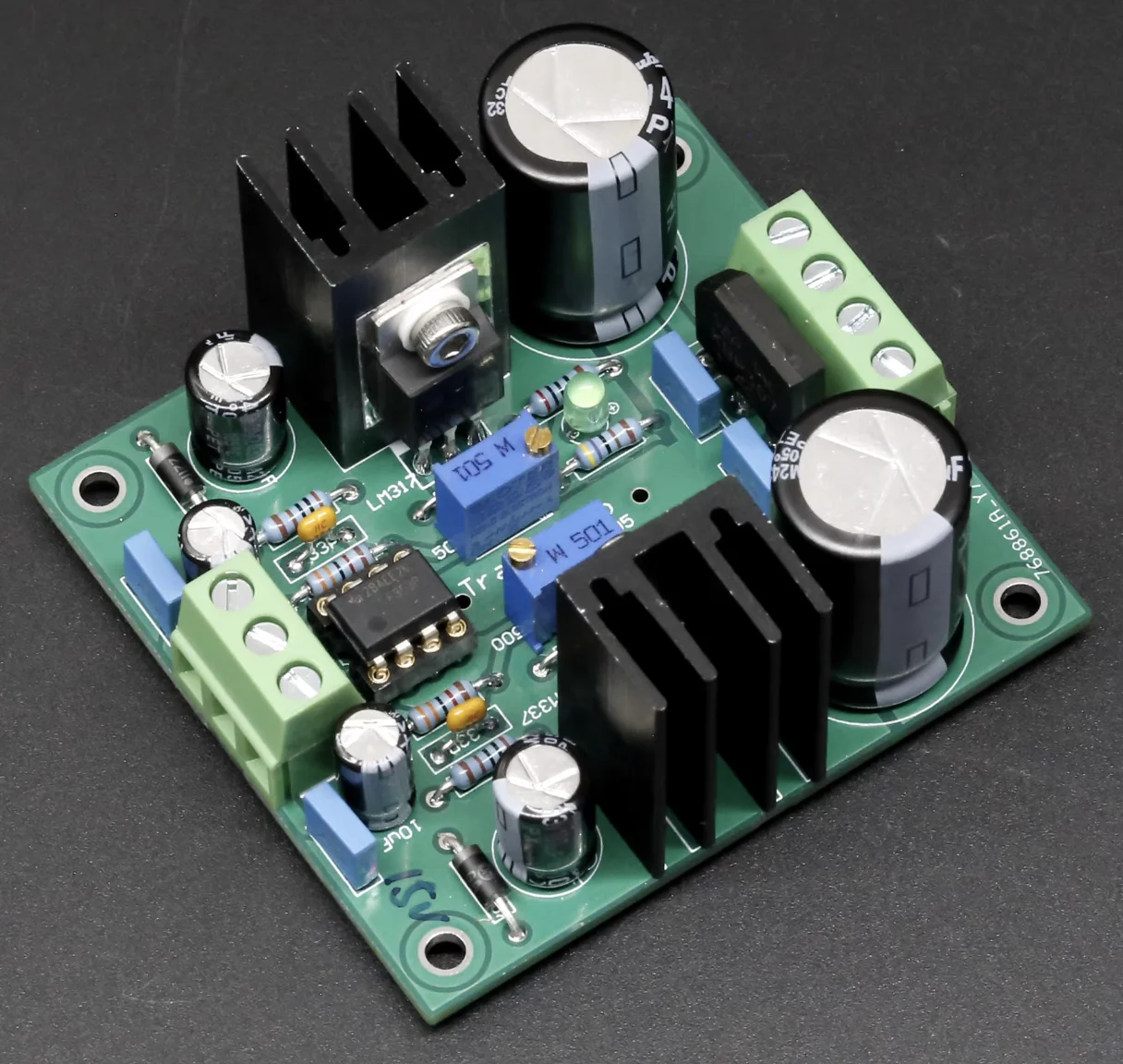 HiFi Preamplifier Active Servo Regulated Power Supply LM317 LM337 Adjustable Voltage