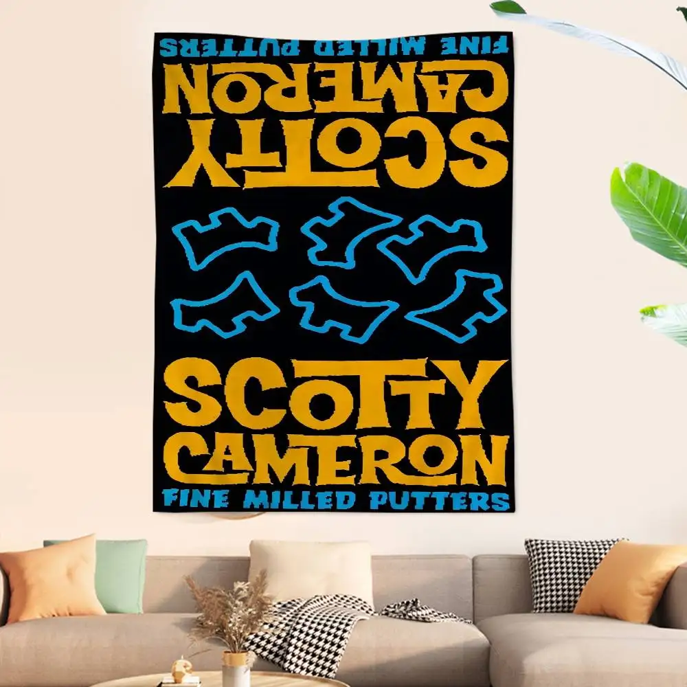 S-Scotty C-Cameron Chart Tapestry Art Science Fiction Room Home Decor Cheap Hippie Wall Hanging