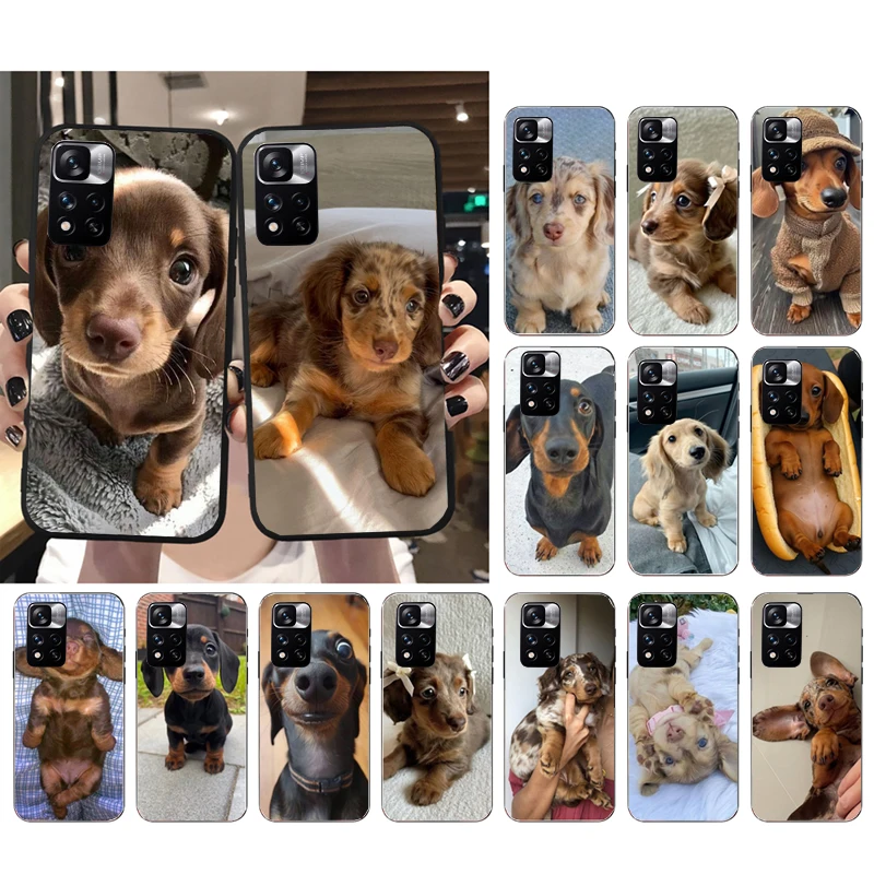 

Phone Case For Xiaomi Redmi note 14 Pro 14 13 12 11 10 Pro 14S 12S 11S Redmi 14C 13C 10 Dachshund Dog