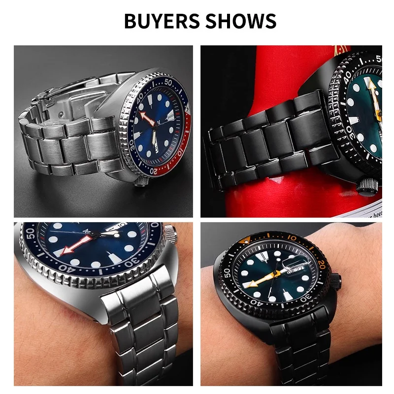 22mm Solid Stainless Steel watch strap for Seiko SRPA21 SRP777 SRPC25 SRP773 watchband men Bracelet Wristband Accessories
