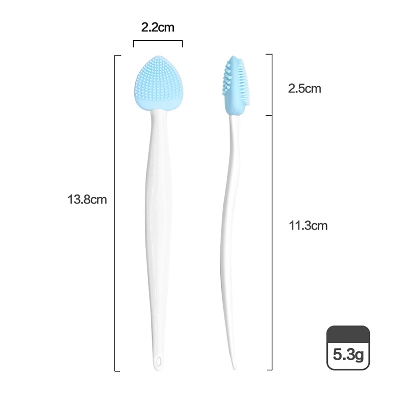 러브 실리콘 코 브러쉬 코 클리너 블랙 헤드 여드름 클리너 모공 각질 제거 블랙 헤드 브러쉬, 미용 도구 도매