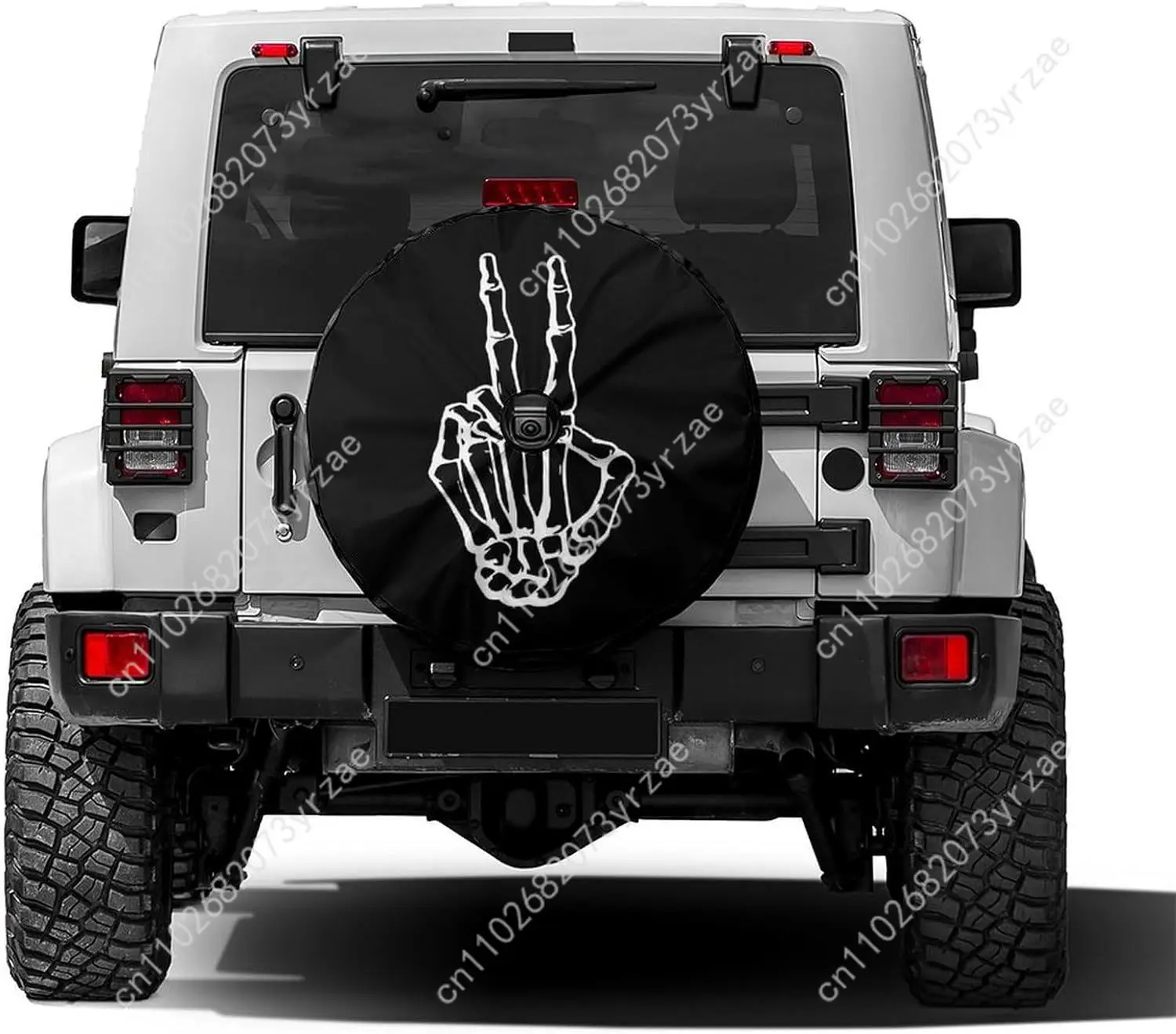 

Skeleton Peace Various Models Spare Car Tire Cover Sand Dust Prevention Protect Wind Rain Tire Cover Sturdy Durable Tire Covers