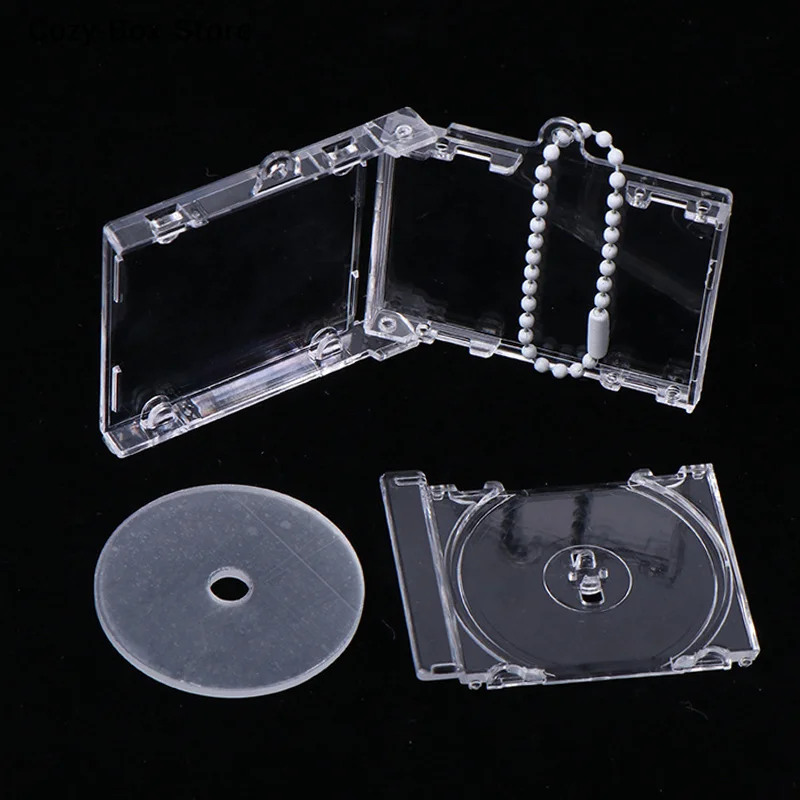 [ZY]Mini NFC Functional CD Disc Case Key Chain Peripheral Commemorative Album Key Holder For DIY Backpack Pendant[ZY]