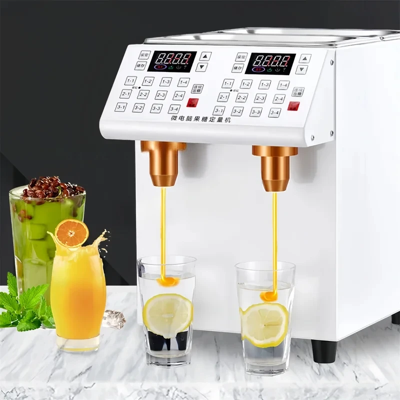 24 Button Syrup Sugar 5L*2 Dispenser Automatic Fructose Filling Hine