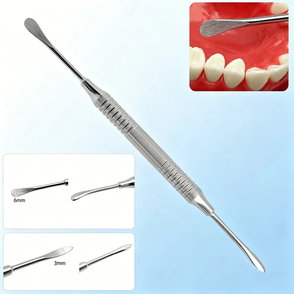 

Double Ends Dental Elevator for Periosteum Retraction tool Autoclavable Implant Surgery Tool Premium Stainless Steel