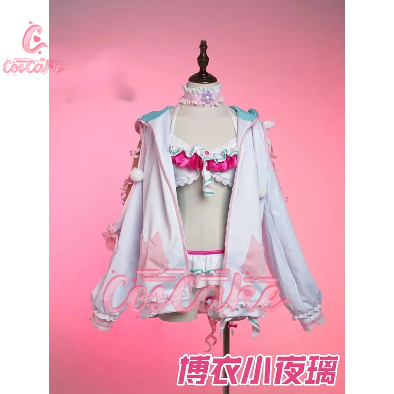 

Coscake vtuber Huhi koyori women cosplay costume cos game anime party uniform Hallowen play role clothes clothing