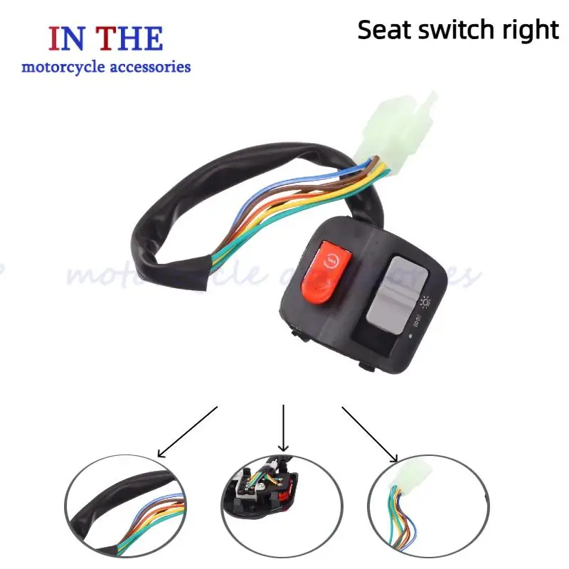 

Handlebar Controller Switches Electric Bike Scooter Signal Electric Fog Light Horn ON-OFF Button Switch For Yamaha