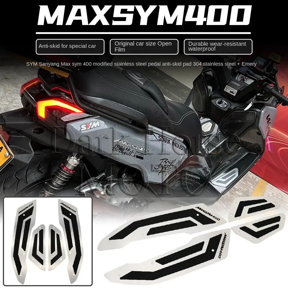 

Motorcycle Modified Parts Non-Slip Pedals Stainless Steel And Emery Modification For SYM MAXSYM 400 MAXSYM400