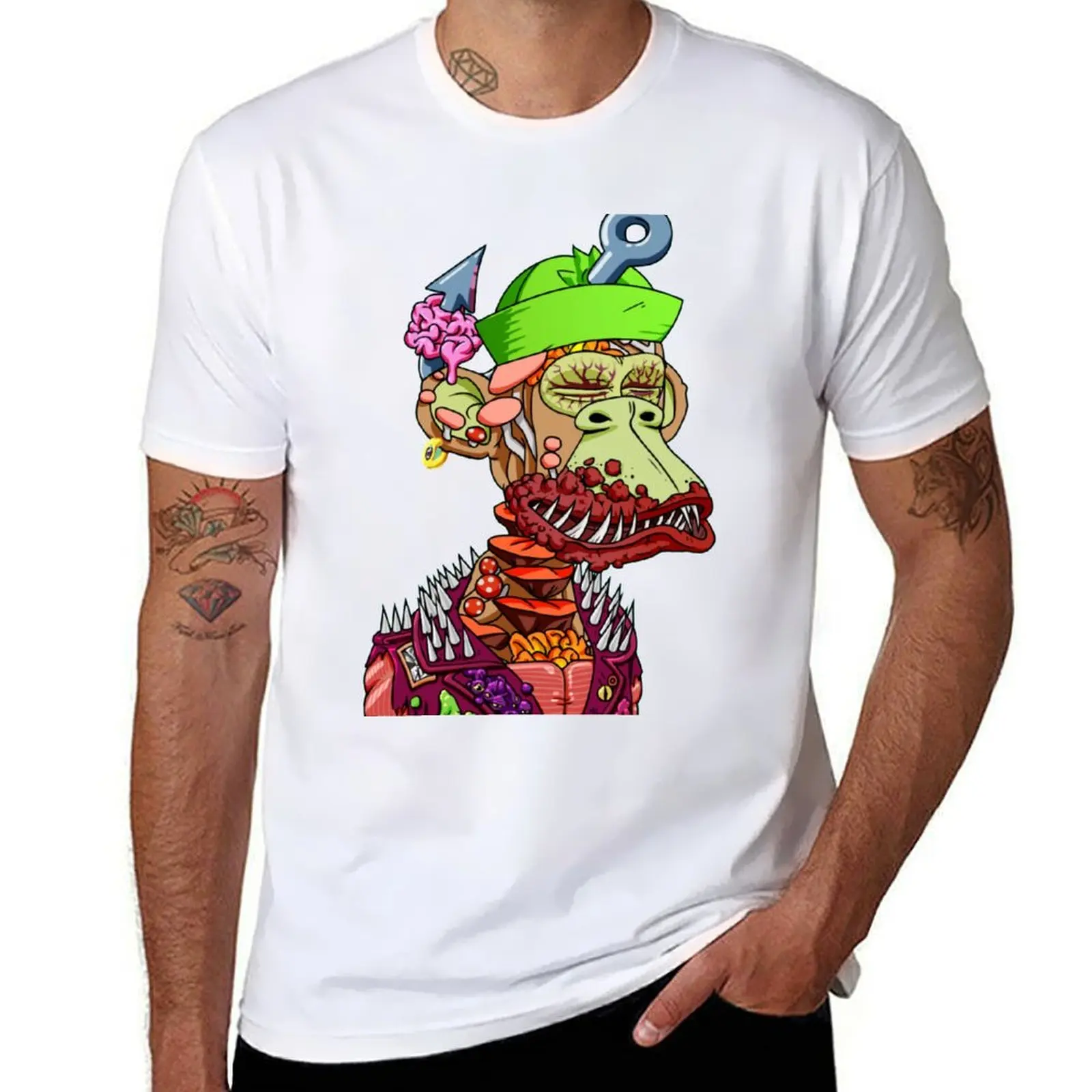

Nft mutant ape yacht club #861 rare T-Shirt t shirts for man pack cotton t shirt man cotton T-shirt