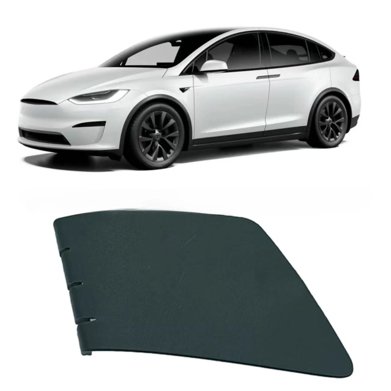 

1588197-02-D for Tesla 2021-2023 Model X Front Grille Trailer Cover Medium Mesh Trim