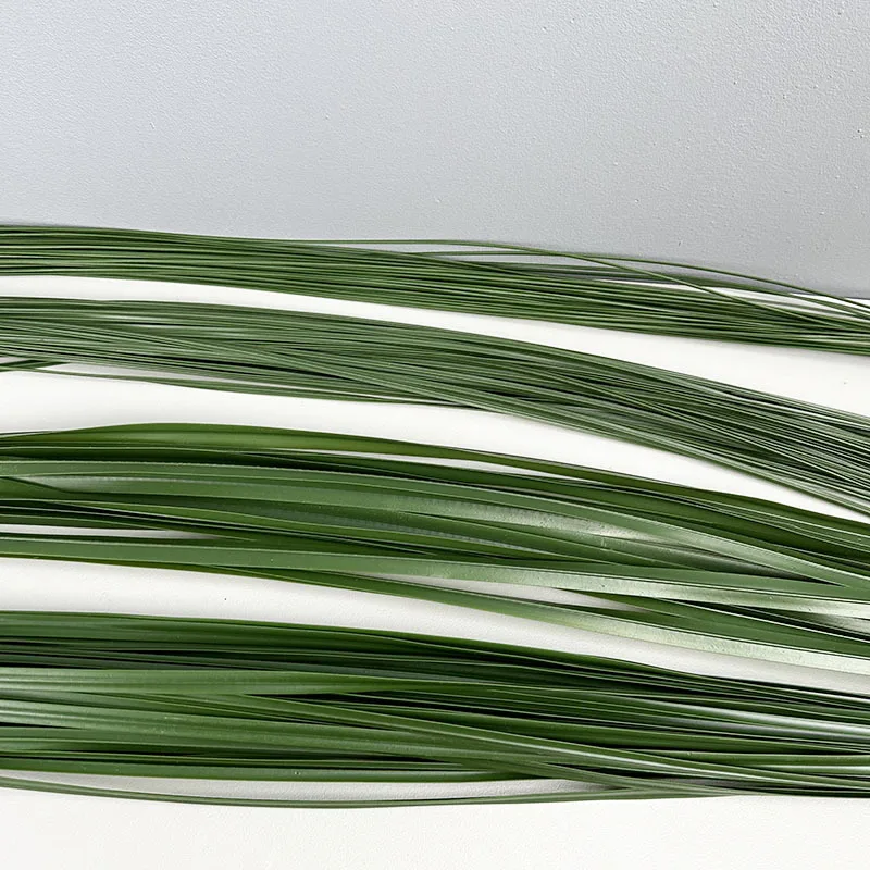 39 Zoll Künstlicher Grasstiel DIY Blumenmaterial Weiche Gummi-Blätter Rattan Blumenarrangement Pflanzengras Hochzeit Party Deko – Detail 22