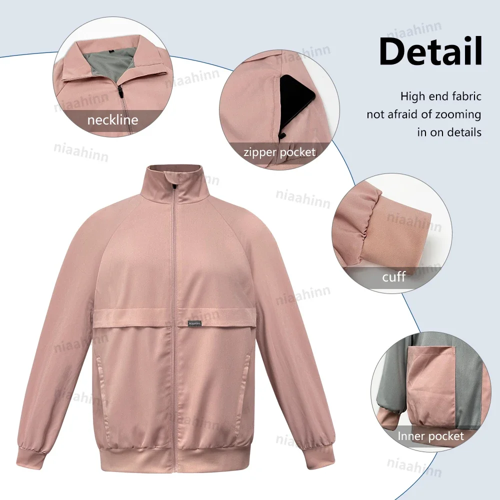 Veste de gIslande médicale pour infirmières, vêtements de soins infirmiers de haute qualité, uniforme de spa médical, vêtements de travail unisexes pour médecins et infirmières, manteau, vente en gros