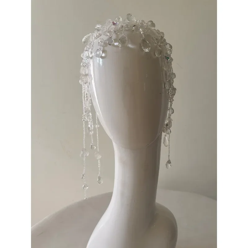 Bridal headgear hat wedding wedding wedding dress shooting style travel photography [mermaid tears]