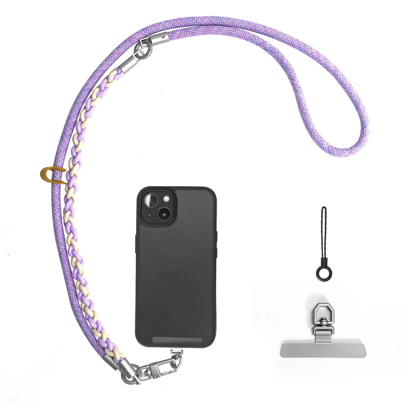 

Camera Adjustable Lanyard - Detachable Neck Strap for Phone & Camera | Anti-Lost Key Fob, Card Slot | 5 Colors