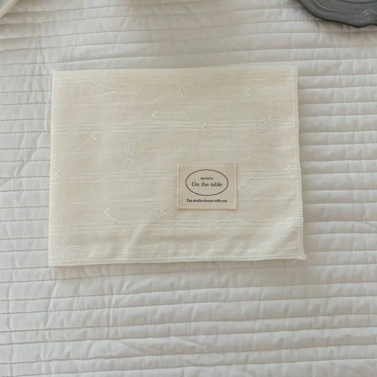 Korean Style Ins Light Pink Style Placemat Creamy Tablecloth Napkin Coaster Photo Prop Background Cloth Harajuku Decoration