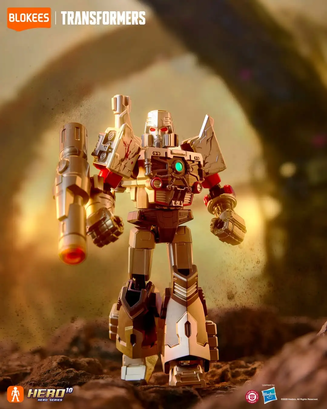 

Blokees Transformers Shining Version 04 HERO 10 Series Action Figure IDW Optimus Prime Megatron SG Starscream Toy Gift