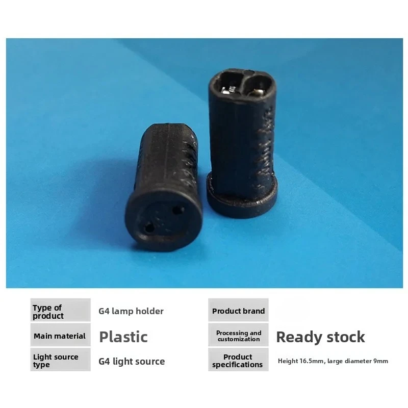 

10pcs/lot G4 Plastic Lamp Holder Low-Voltage Halogen Lamp Holder G4 led Plastic Lamp Holder GN-114-G4 Incense Inserted Type
