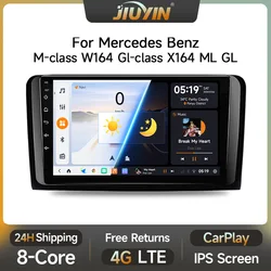 JIUYIN  Android 13 Car Radio For Mercedes Benz M-Class W164 GL-Class X164 ML GL 2005-2012 wireless CarPlay Android Auto 2din DVD