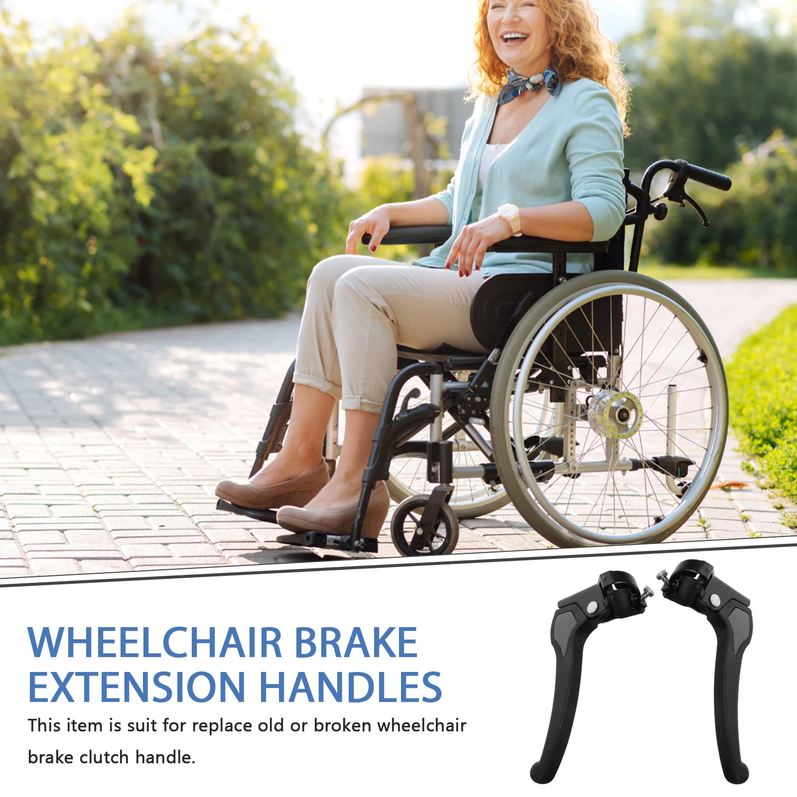 

Wheelchair Brake H Extension H Drive Replacement Parts Accessories Folding Bike Brake Components Color Design
