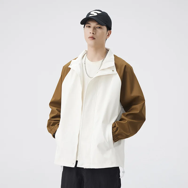 

Jacket Man Y2K Coats Mens Western Baggy Reflective Cowboy Embroidery Rodeo Rural American Style Waxed Sheepskin Workwear Button