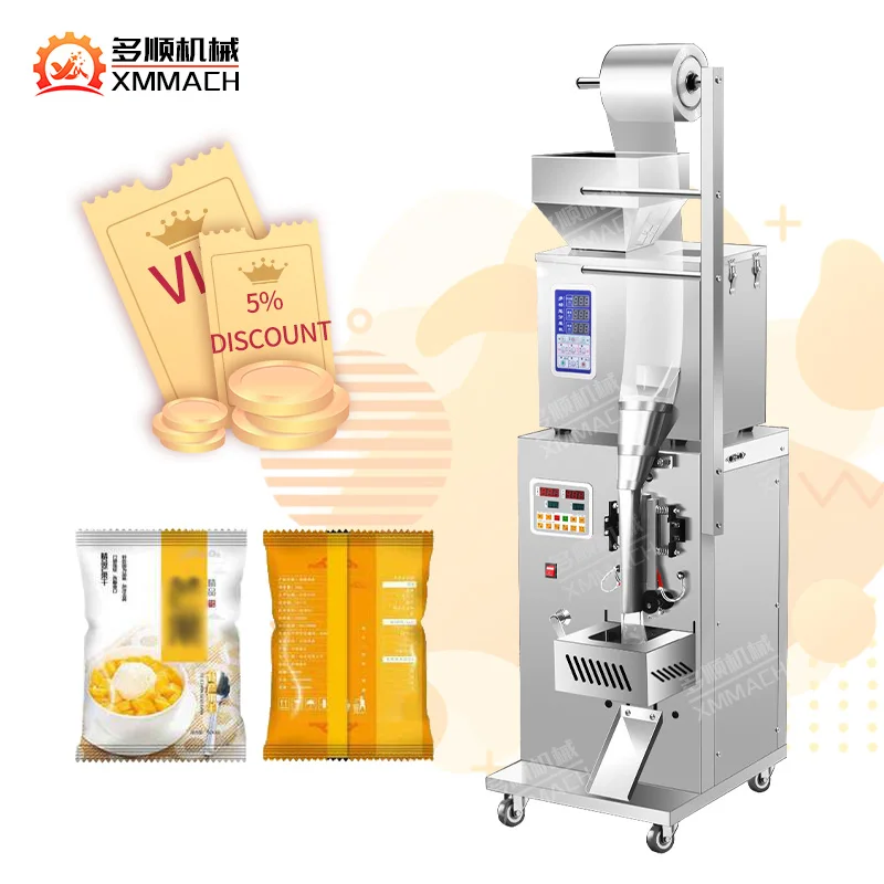 

DZD-220B Custom Service Pillow 1-20g 1-50g 1-100g Tea Bag Coffee Vertical Powder Pouch Packing Machine