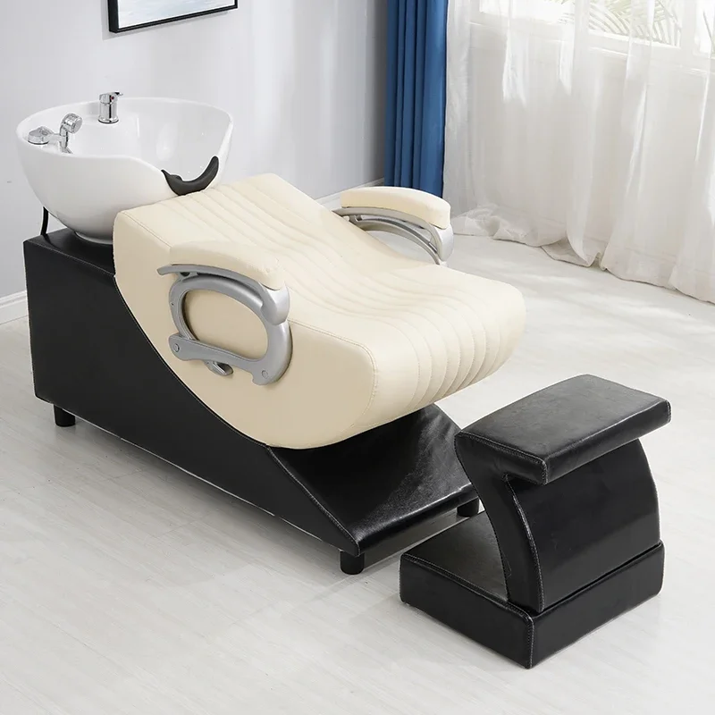 Professionals Shampoo Chair Hair Washing New Style Convenient Stylish Salon Advanced Creative Cama Champu Spa Salon Furniture