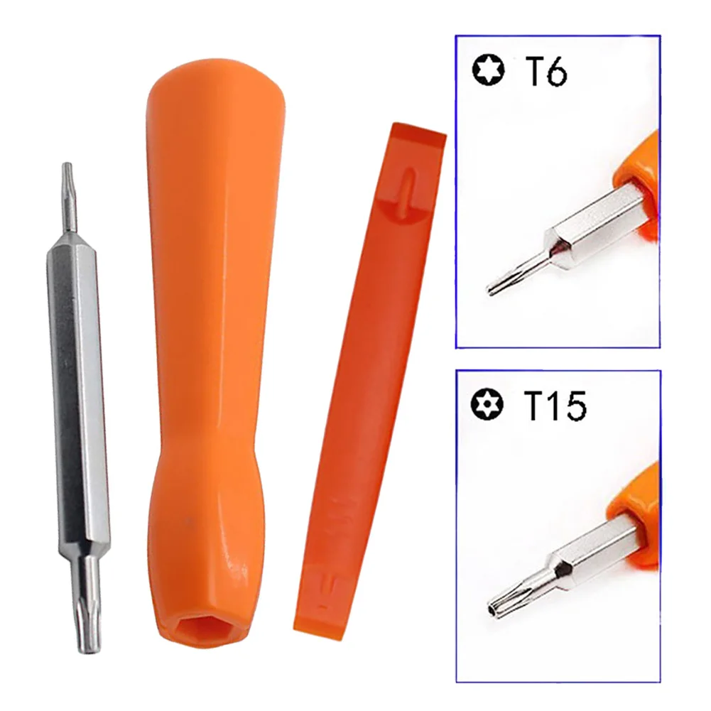 Double-end Ring Doorbell Screwdriver Magnetic Torx T6 T15 Screwdriver Bit With Crowbar Home Ring Doorbell Repair Screwdrivers