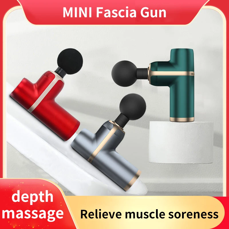 Heat Cool Mini Massage Gun Hot And Cold Compress Heating Professional Muscle Deep Tissue Vibrating Massage Machine