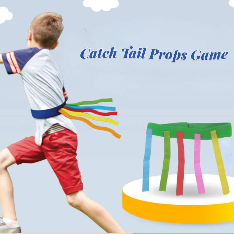 Children's Outdoor Fun Interactive Game Catch Tail Training Equipment Toy Team Game Parent-Child Friends Party Sports Toy