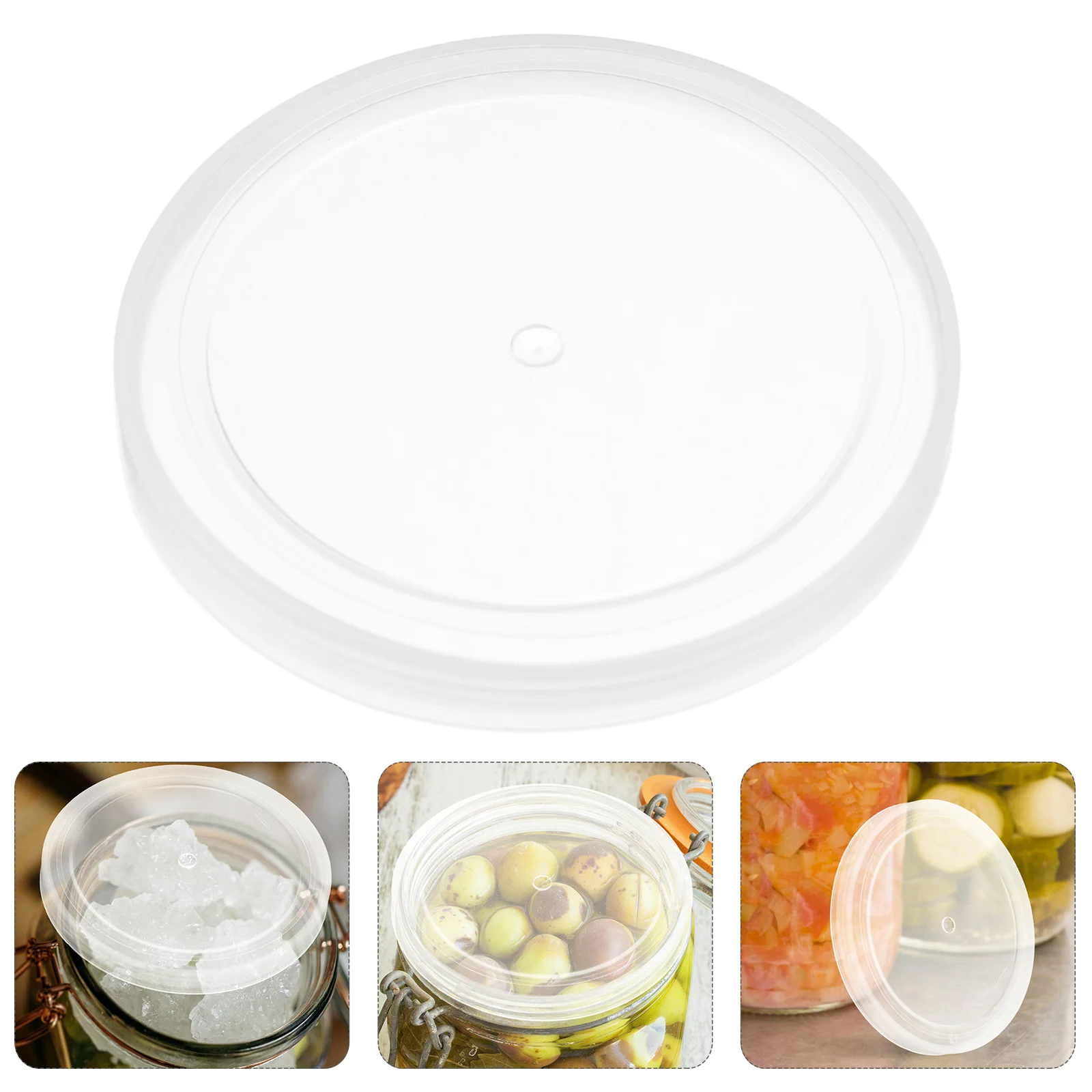 20 Pcs Can Fresh-keeping Lid Seltzer Water Clear Food Protector Transparent Tank Lids