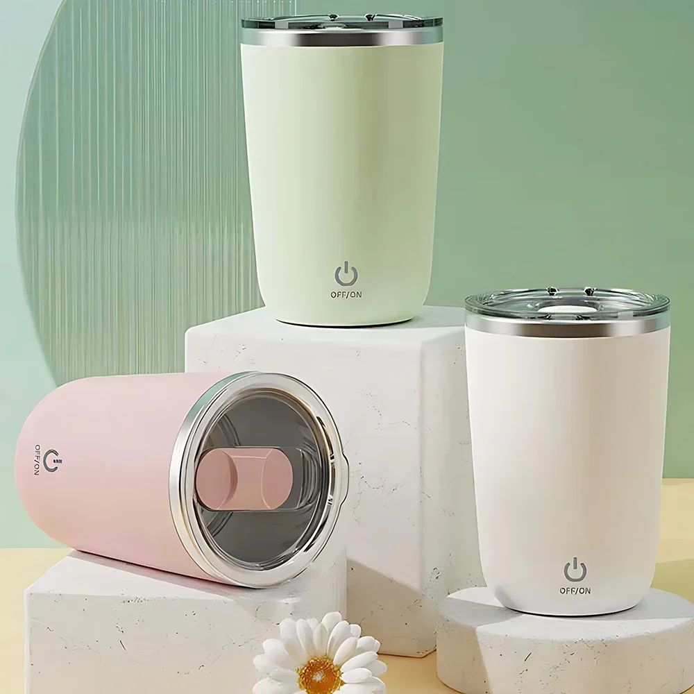 Automatic Stirring Cup Lazy Person's Magnetic Portable Refreshing Coffee Cup with Charging Function Electric Water Cup