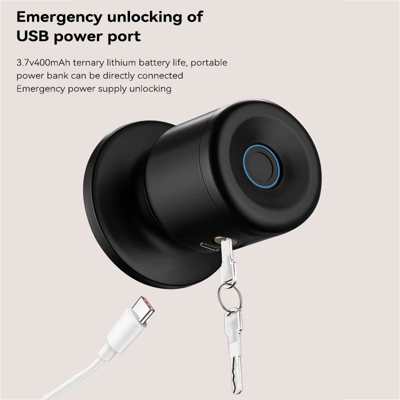 XSDTS Tuya App قفل ذكي ببصمة الإصبع مع قفل باب رقمي بلوتوث دخول بدون مفتاح شقة المنزل #6