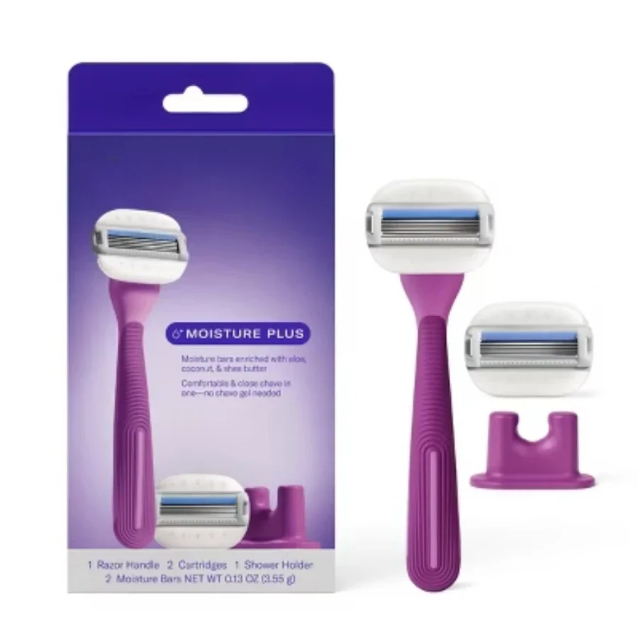 

Women's razor with 2 cartridges - Fig， razor blade ， safety razor ， razors for shaving women
