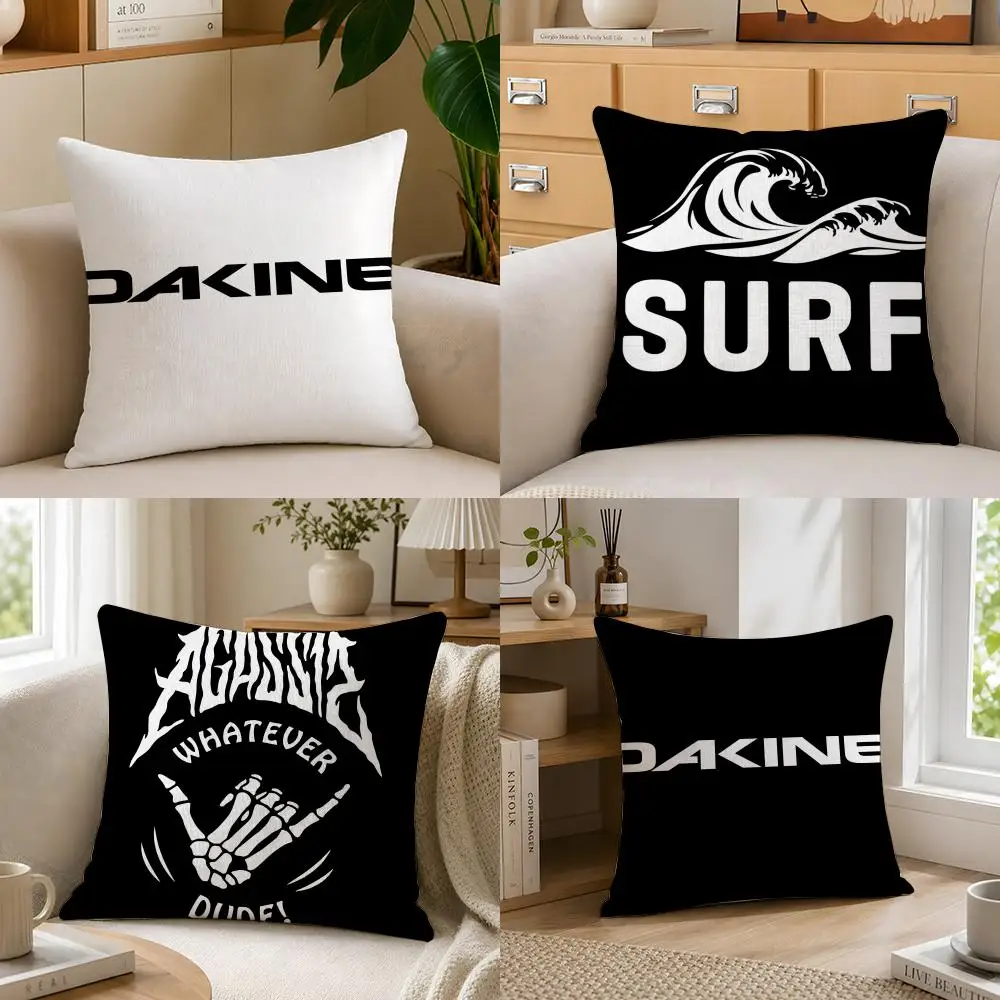 Funda de cojín de la marca D-Dakine, funda de almohada decorativa para sofá, hogar, cama, decoración para exteriores