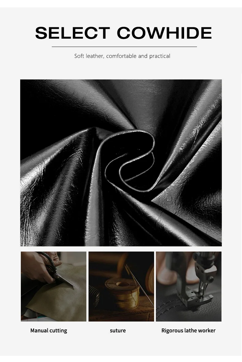 Damenmode-Handtasche mit Plissee-Textur, ultraweich, 100 % Rindsleder, verstellbare Schulter- und Umhängetasche – Detail 8