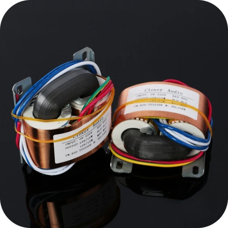 Taiwan copper wire shielded 30w r-type transformer, dual 15v, dual 18v, dual 12v, multi-specification r cow