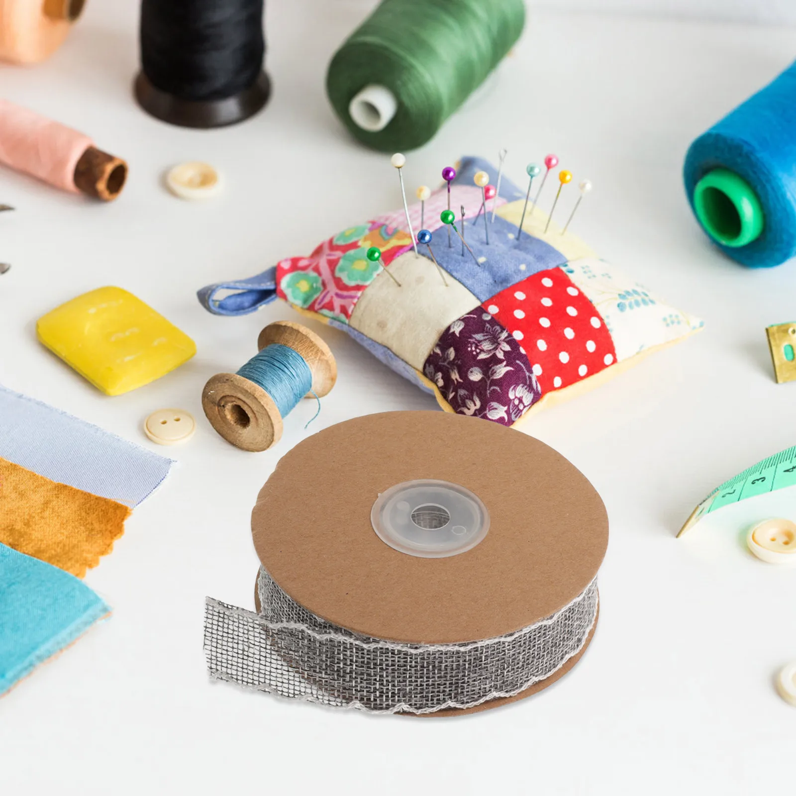 

Fabric Decorative Belt Packing Ribbon Floral Craft Home Arrangement Making Supply