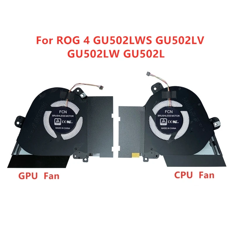 

New Original Laptop CPU GPU Cooling Fan For ASUS ROG 4 GU502LWS GU502LV GU502LW GU502L 12V