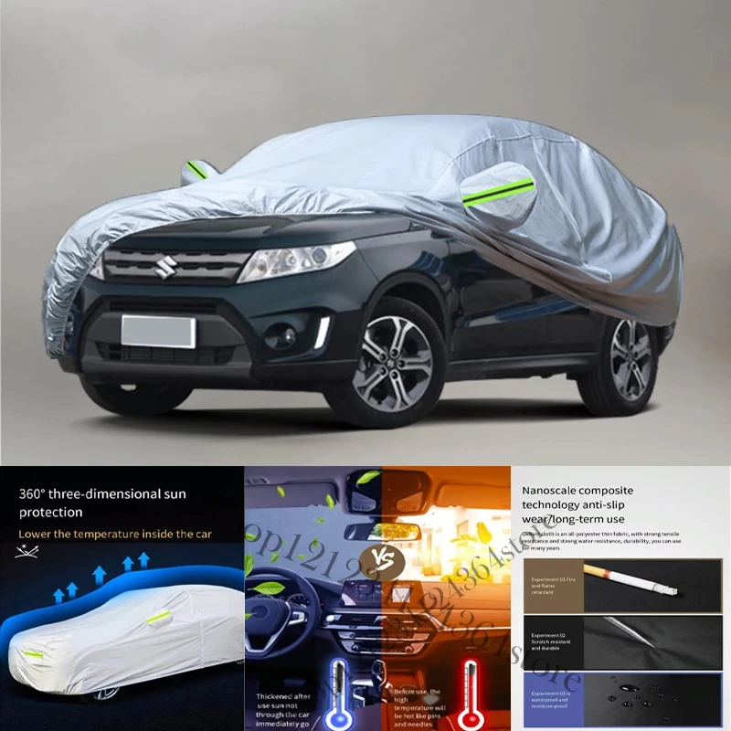 

For Suzuki-Vitara-Auto Anti snow Anti dust Anti-uv Anti peeling paint And Anti Rainwater 210t Car cover protection