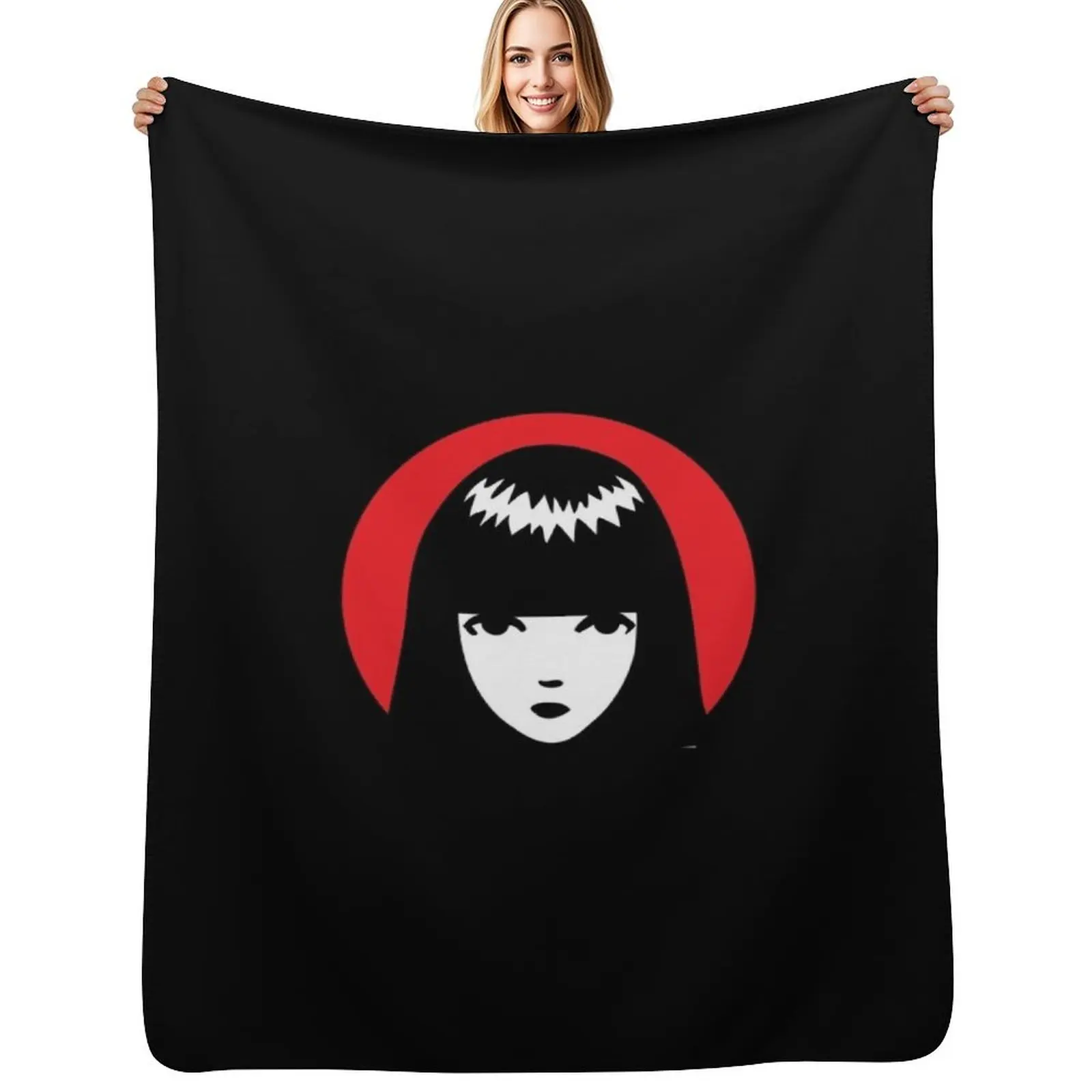 

Emily Strange Throw Blanket Soft Plush Plaid Giant Sofa Blankets