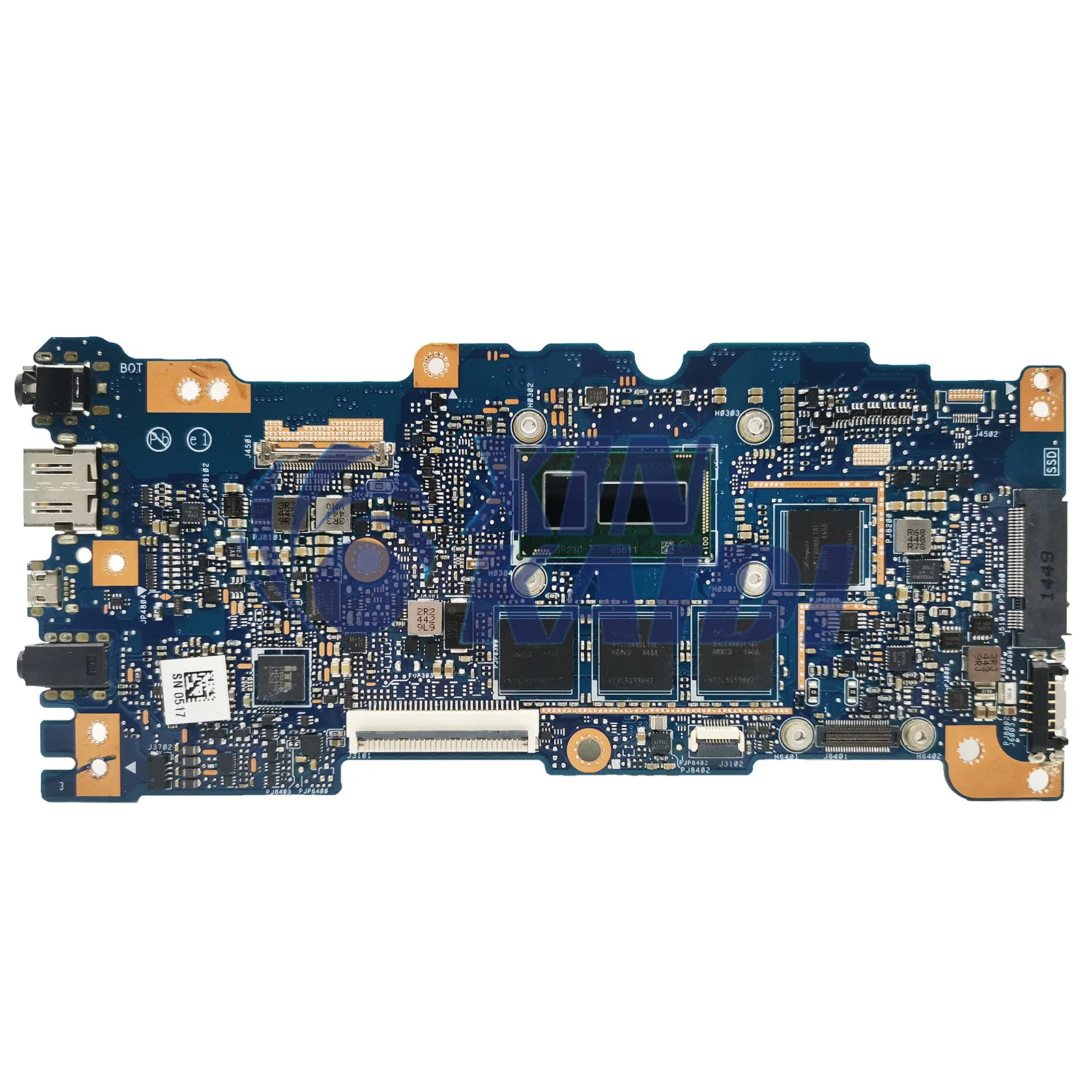 Imagem -03 - Placa-mãe de Laptop Ux305fa para Asus Zenbook Ux305f U305fa M5y10 M-5y71 Cpu 8g-ram 100 Testado ok