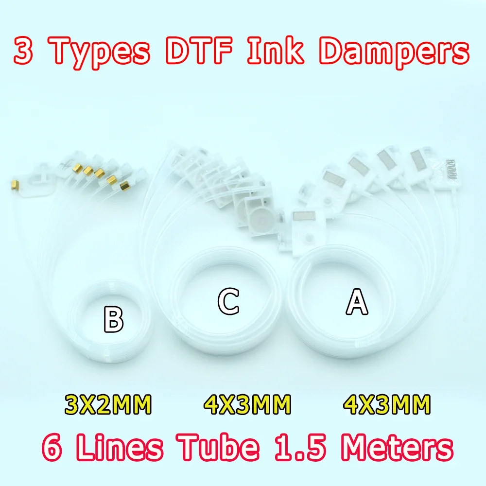 XP 15000 Manifold Adaptor With Ink Tube DTF Ink Damper For Epson XP15000 XP-15000 DTF Convert Modifiy Printhead Damper Filter