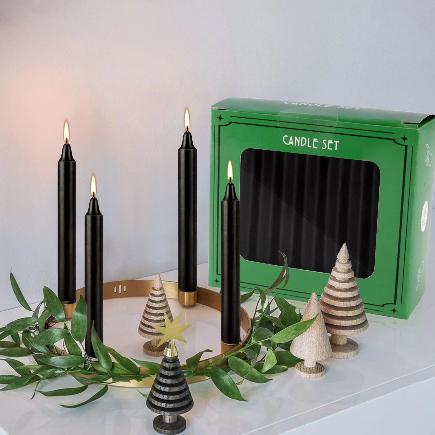 40 قطعة شمع قضيب 4 بوصة، خالي من التنقيط، خالي من الدخان، خالي من العطور، شموع عشاء منزلية، سحبتة يدويًا، جودة عالية، مناسبة للكنيسة، الأسرة، الزفاف، الاحتفالات الموسمية، العوالم، عيد الأم