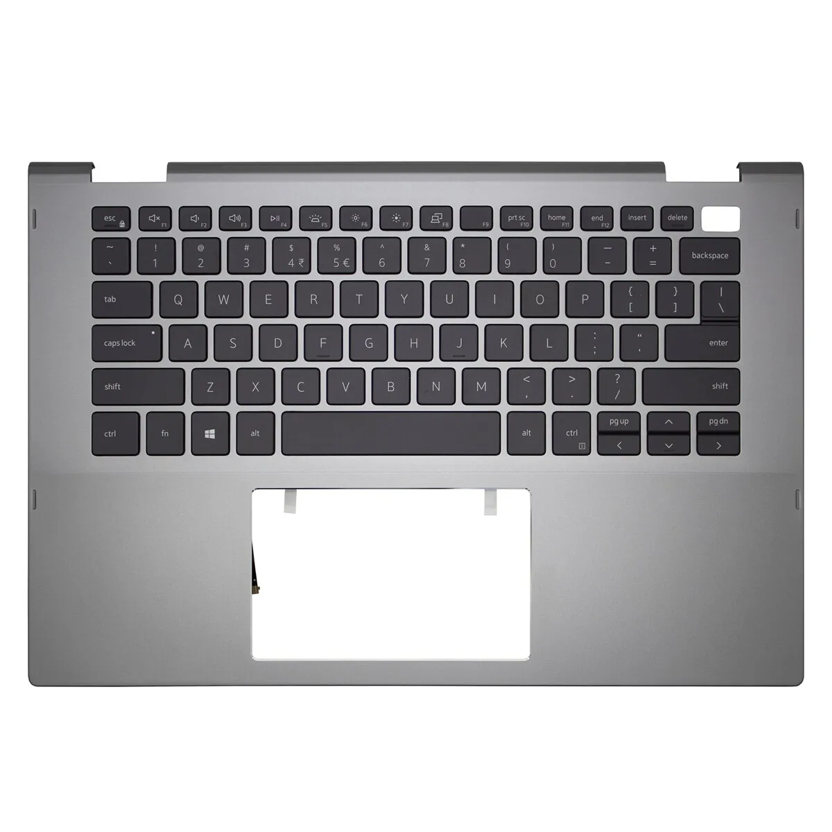 New For Dell Inspiron 14 5000 5400 5406 2-In-1 Replace Laptop AR/LA Keyboard With Backlit Palmrest Upper Top Case 06CDC0 0NWD23
