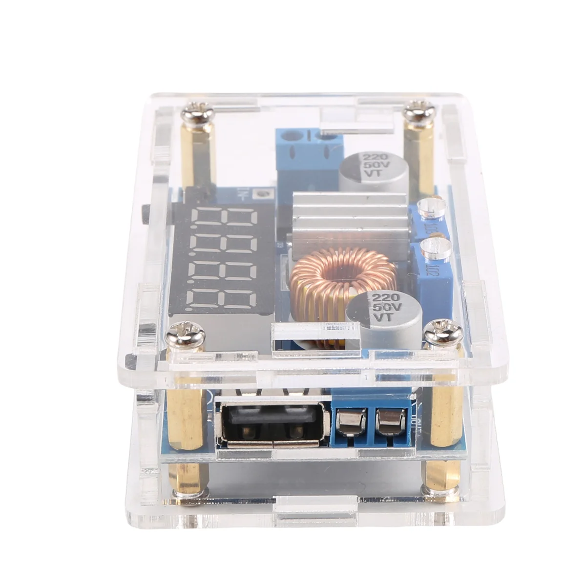 A79I DC-DC Buck, Modul Catu Daya DC Buck Converter 5V-36V Ke 1.25-32V Penstabil Regulator Voltase 3A 5A