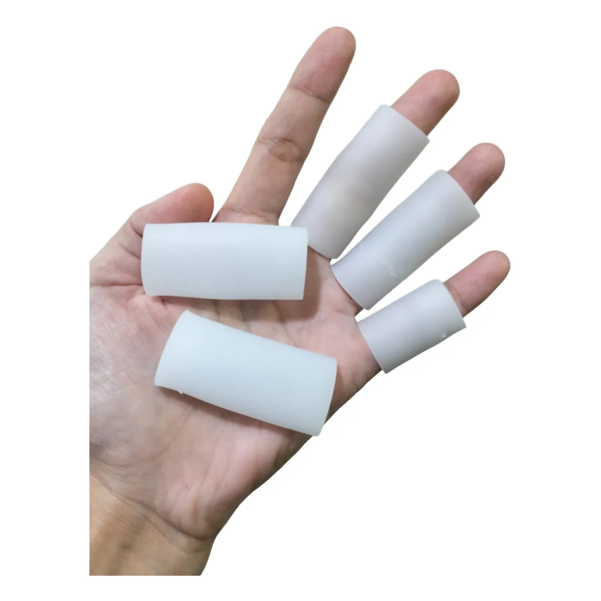 1/10/50Sets Gel Toe Separator Protectors Fingers Caps Sleeve Prevent Blister Callus and Corn Relief Pain from Ingrown Toenails